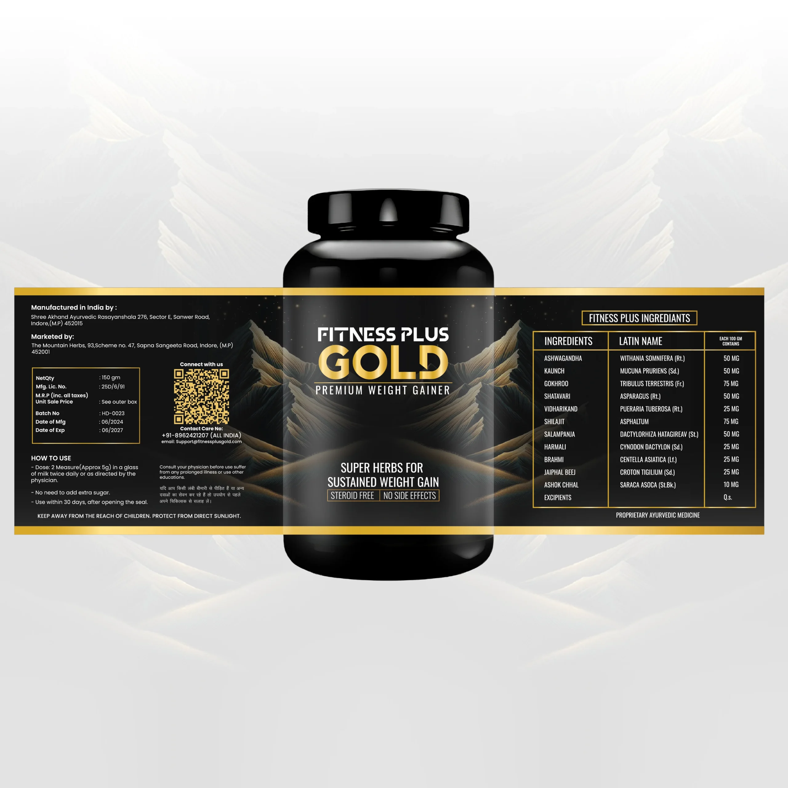 Fitness Plus Gold - Premium Weight Gainer